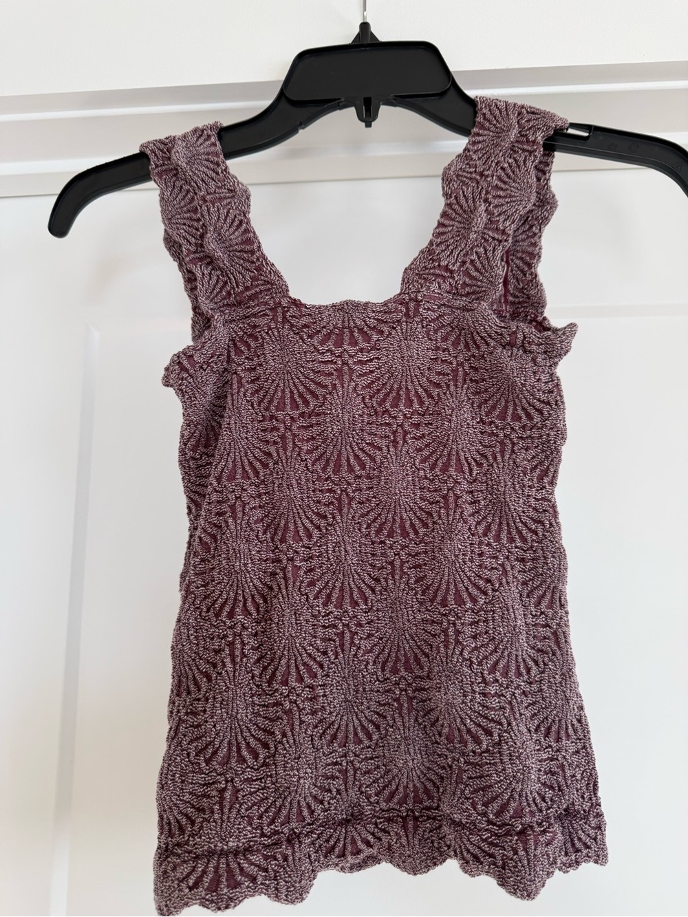 Free People Love Letter Camis Size M/L Plum and Teal